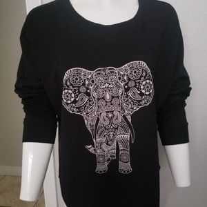 Wound UP black and white Top (L) 11-13